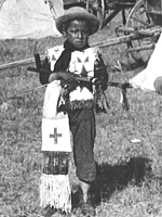 Boy at Old Harney Camp, John Anderson Collection